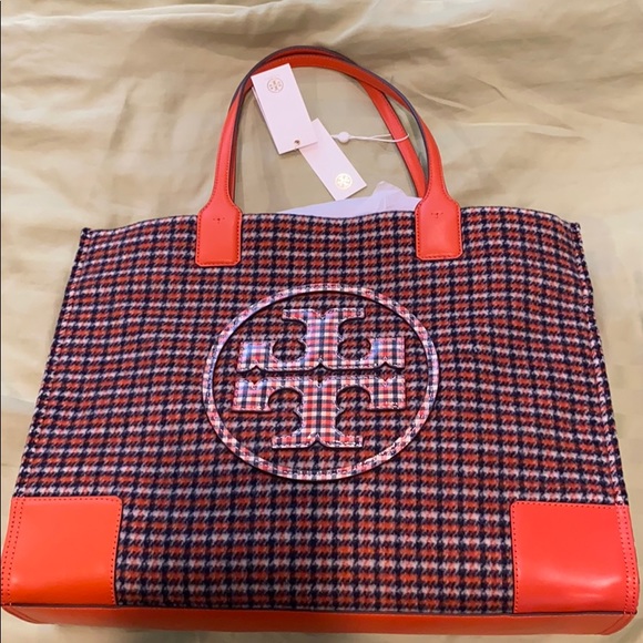 tory burch plaid bag